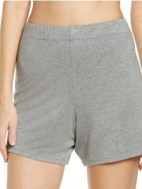 SKIMS SLEEP SHORT HEATHER GREY XS